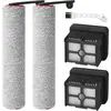 DASINKO Accessoires pour Dreame H12 Pro / H12 Dual Pièces de Rechange pour aspirateur Eau et poussière, 2 Brosse rotative + 2 filt