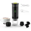 TANBABY 3PCS de Cafetières Portable Machine à Café Cafetière Expresso Chauffage Compatible avec Les Capsules Café Moulu pour Voiture Camion