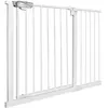 Barrière de sécurité pour enfants NAIZY - Blanc - Sans perçage - Grill...