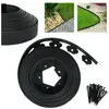 NAIZY 20m Flexible Bordure de Jardin en Plastique PP de Fixation Bordu...