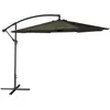Happy Garden Parasol Déporté Oahu Rond 3m De Diamètre Gris