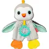 Infantino Cuddly Teether Penguin for Sensory Exploration - Silicone Teether, Teething Relief