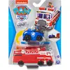 Pack camion de pompiers et véhicule True Metal Pat Patrouille