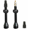 Tubolight SVVBLK Paire de valves colorées unisexe pour adulte, noir, 50 mm