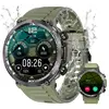 Blackview Montre Connectée Homme 1.39" Smartwatch avec Appels Bluetooth 100+ Sports IP68 SpO2 Sommeil Pour iOS Android Vert Armée