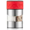 Bodum | Twin compacte Peper- en zoutmolen | RVS / Rood