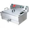 Friteuse électrique - Valgus - 3000W - 30L - Acier inoxydable - Thermo...