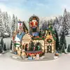 Lemax - 'Ludwig’s Wooden Nutcracker Factory' - Verlicht gebouw met animatie & muziek/geluid - Inclusief adapter