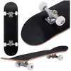 GIANTEX Skateboard Complet Dimension 79x20CM en Érable Noir Charge Dyn...