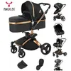 Poussette bebe cosy 3 en 1 Magic ZC - Poussette combinées pliage autom...