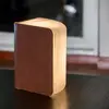 Lumière livre intelligente Gingko en cuir Grand Brun