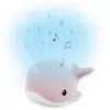 Veilleuse Projecteur Wally La Baleine Rose - Zazu