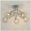 KOSILUM Plafonnier - Aphyse - 5 boules - Blanc - 20W - G9