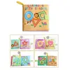 Livre d'éveil pour Bébé en Tissu jeu de cerveau 3D d'apprentissage avec Papier anneau - Couleur 036