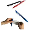 TotalCadeau Stylo triche bannière déroulante bloc note caché pour tricher noir