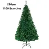 ALIGHTUP Sapin de Noël Artificiel 210 cm avec Support de Fer - Neige - Décoration fêtes Arbre de noël 870 Branches