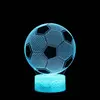 Football Lampe LED 3D Illuminated Bureau optique Veilleuse avec 7 coul...