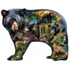 Master Pieces La Faune Des Bois - Puzzle Forme Pieces-72145