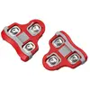 Cales de pédales vélo Favero 6° - rouge/argenté - TU