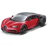 Maisto-1/24 Bugatti CHIRON Sport Voiture, M31524, Rouge et Noir