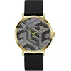 Guess G Bossed Montre Homme Acier Doré Silicone Noir GW0625G2