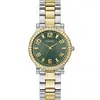 GUESS Montre pour femme Fawn en acier inoxydable, Multicolore/Doré, Classique