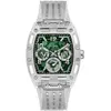 Guess Guess - Montre Homme Mens Trend Vert Gw0499g8 - Transparent