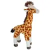 Wild Republic Pluche giraffe knuffel - staand - 43 cm - Giraffen safari knuffels