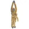 Peluche Singe à Scratch - Maman Langur avec Bébé 51 cms - Wild Republic 15262