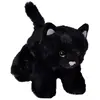 Wild Republic chat en peluche junior 18 cm en peluche noire