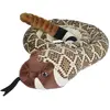 Wild Republic peluche Serpent à sonnette texan 287 cm en peluche marro...
