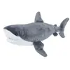 Wild Republic Pluche knuffel witte haai - haaien/vissen knuffels - 30 cm