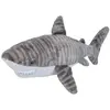 Wild Republic Pluche tijgerhaai knuffel - 38 cm - haaien knuffels