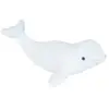 Wild Republic Pluche Beluga walvis knuffel - creme wit - 25 cm - Dieren knuffels - walvissen