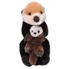 Wild Republic Mom and Baby Loutre De Mer, Animal en Peluche, 38 cm, Id...