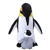 Wild Republic Pluche dieren knuffel - keizerspinguin met jong - 38 cm - Pinguin knuffels