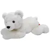 Wild Republic pluche knuffel dier ijsbeer - wit - 30 cm - Wildlife speelgoed knuffelbeesten