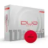 Wilson Staff Bolas de Golf, Duo Soft, Bola de golf de dos piezas, 12 Bolas, Rojo