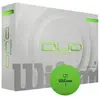 Wilson Staff Bolas de Golf, Duo Soft, Bola de golf de dos piezas, 12 Bolas, Verde