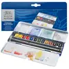 Boîte d'aquarelle 12 demi-godets - WINSOR & NEWTON - Cotman - Bleu