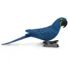Safari Play Animal Hyacinth Macaw 11.5 Cm Blue / Yellow / Black