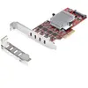 StarTech 4-PORT USB-C 10GB PCIE CARD USB-C 3.2 10GBPS PCI, Contrôleur ...