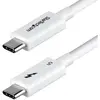 StarTech.com Câble USB-C Thunderbolt 5 Blanc - 1 m