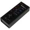 StarTech.com StarTech USB-A Hub - 4x USB-A - 3x USB Oplaadpoort - Gevoed - USB 3.2 Gen 1 - Zwart
