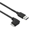 StarTech.com Câble Micro USB 3.0 slim - STARTECH - 1 m - Angle Gauche - Noir