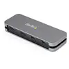 StarTech.com Hub USB 3.0 4 ports 5 Gbps 4A - 11 pouces, noir, gris sidéral, HB30AM4AB