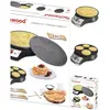 Crêpière INOX 2 en 1 anti-adhésif Diamètre: 26 cm 1000W Noir