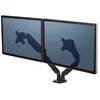 Bras Fellowes Platinum Porte-écrans double Noir