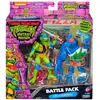 Playmates Figurine Leonardo Vs Super Fly Tortues Ninja 11 Cm