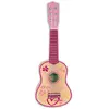 Bontempi Guitare en bois à 6 cordes pour enfants Rose 55 cm